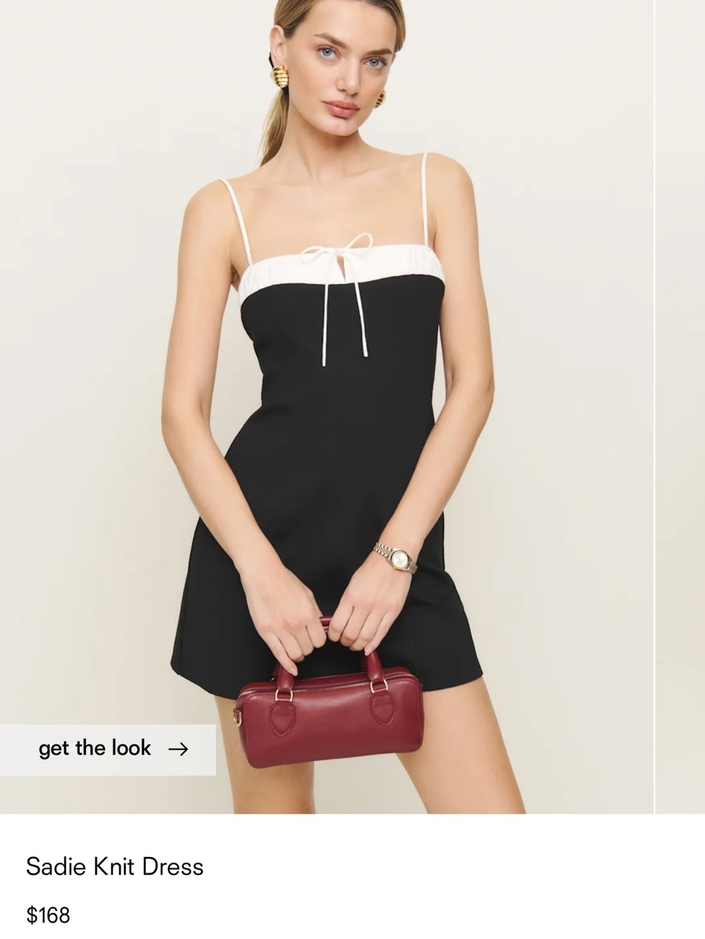Reformation Sadie Knit Dress